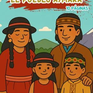 Libro para colorear - Pueblo Aymara