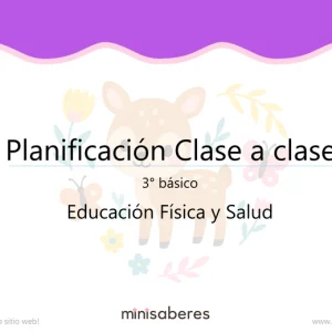 Planificación Clase a clase 3° básico | Educación Física y Salud 2026