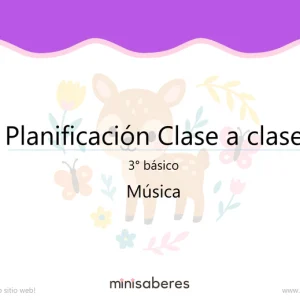 Planificación Clase a clase 3° básico | Música 2026