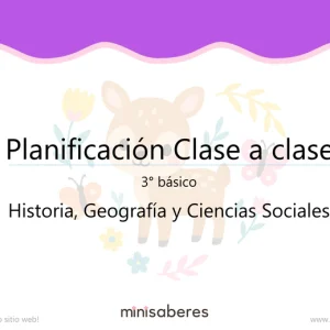 Planificación Clase a clase 3° básico | Historia, Geografía y Ciencias Sociales 2026