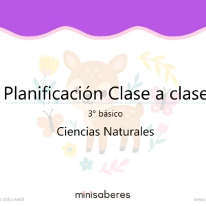 Planificación Clase a clase 3° básico | Ciencias Naturales 2026