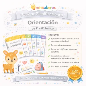 PACK Planificaciones - Orientación 1º a 8º