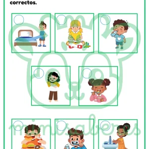 Ficha de trabajo: Hábitos saludables | Ciencias - 1° básico