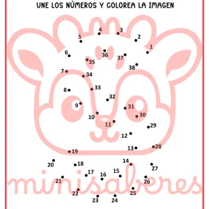 Ficha de trabajo: Une los números letra S | Lenguaje - 1° básico