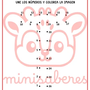 Ficha de trabajo: Une los números letra T | Lenguaje - 1° básico